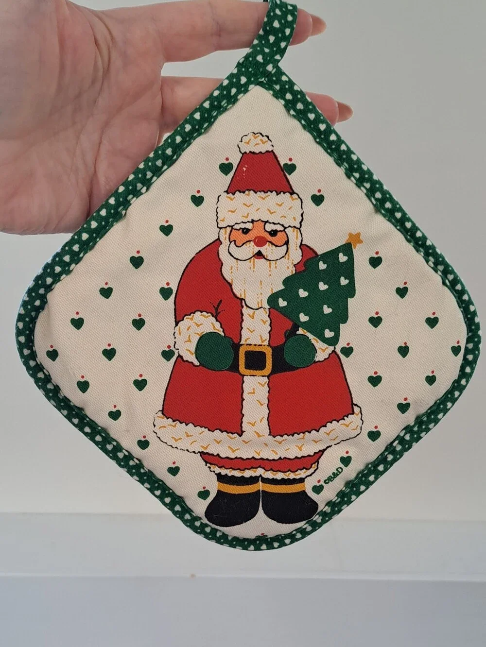 Vtg. 90s Grannycore Butter Mom Gottagecore Christmas Kitchen Linen Bundle 7 Pc.